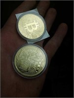 2 copper bitcoins