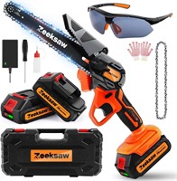 AS IS-Zeeksaw Mini Chainsaw Cordless 6 Inch