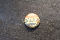 WILKIE POLITCAL PINBACK