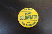 BARRY GOLDWATER POLITICAL PINBACK