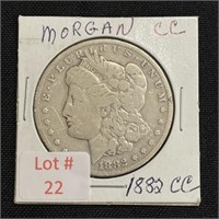 1882-CC Morgan Silver Dollar