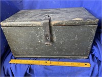 Small Wood Tool Box w Tray