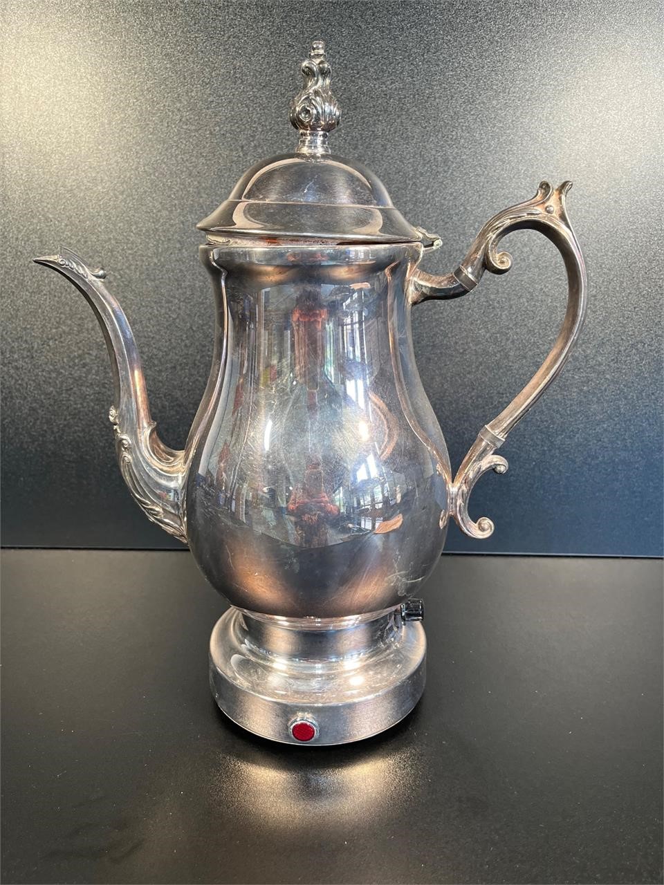 Vintage Electric Silverplated Coffee Pot