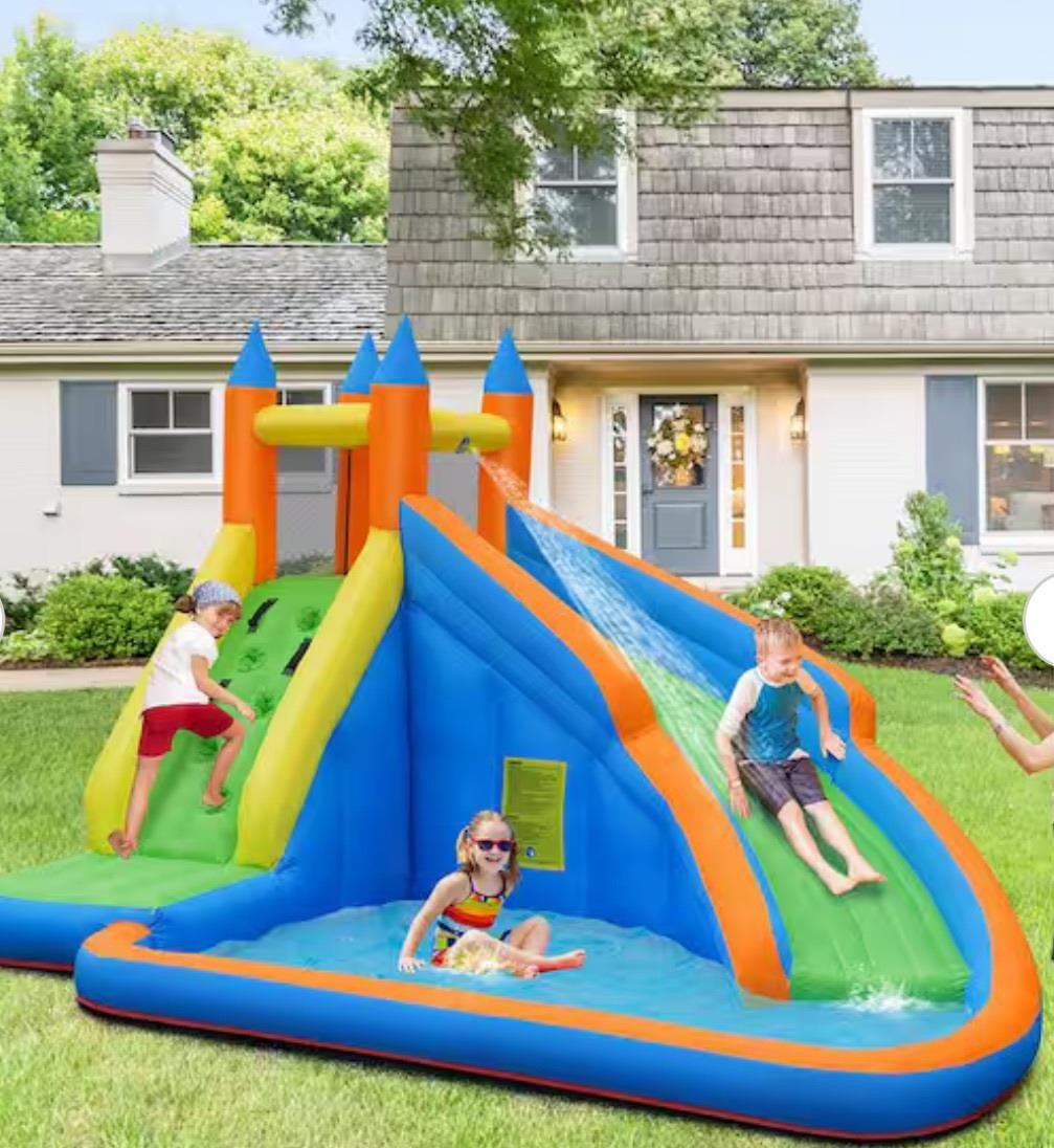 Msrp$400 Inflatable Water Slide /no blower