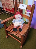 Raggedy Ann, Child's Rocking Chair