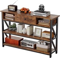 Mexin Console Table with Drawer Shelves  47