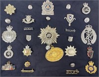 Grouping 29 World Wide Police Badges & Buttons