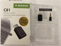 AVANTREE C81 WIRELESS USB C EXTERNAL AUDIO