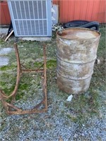 55 Gallon Fuel Drum with Stand