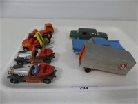 TRAY - 8 HUSKY, LONESTAR, AND OTHER TOY CARS