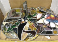 Lot Of Assorted Stained Glass & Other Sun Catchers