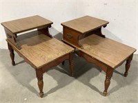 (2) Mid-Century Modern End Tables
