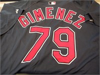 ANDRES GIMENEZ TEAM ISSUED CLEVELAND INDIANS