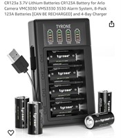 CR123a 3.7V Lithium Batteries