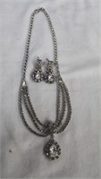 Jay Flex Sterling necklace & earrings set