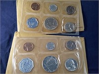 1959 AND 1964 SILVER MINT SET