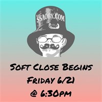 SOFT CLOSE BEGINS 6/21 @ 6:30pm