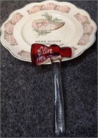 1910 Cafe Savoy Chicago Plate & 1926 Glass Axe