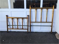 ANTIQUE BED WITH SIDERAILS - SINGLE BED