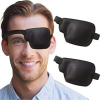 2Pcs Adjustable 3D Eye Patches, Adult
