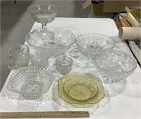 9 glass dishes