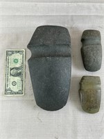 Stone Native American Axe Heads