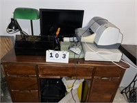 Small Desk, Office Supplies