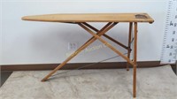 Vtg Wooden Ironing Board