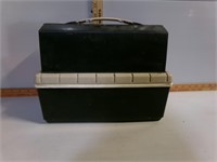 Plastic Black Lunch Box w/ Thermos no lid