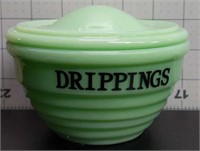 Jadeite dripping bowl