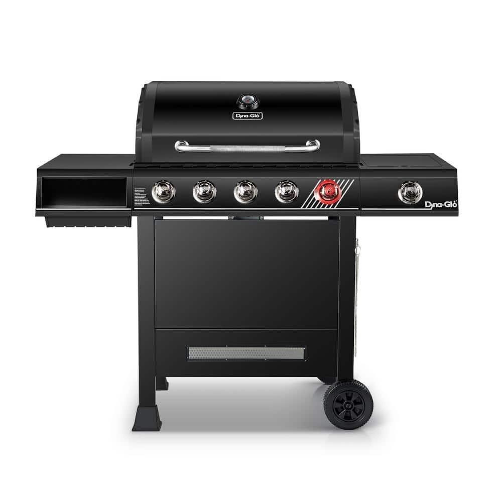 (See Photos) 5-Burner Propane Gas Grill in Matte B