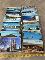 Large assortment of postcards