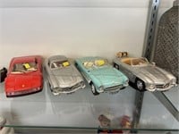 (4) 1:18 Scale Diecast Vehicles
