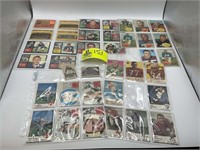 FOOTBALL CARDS, EARLY 60S. 38 CARDS