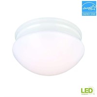 9 in. 120W LED Mushroom Flush Mount with Shade
