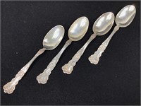 W.M. Wise & Sons Sterling Spoons - Set of 4