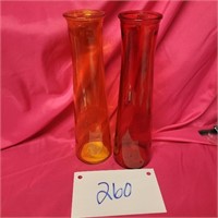 colored vases
