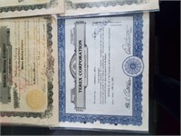 Share Certificates - Wilson Bottling & Terex Corp
