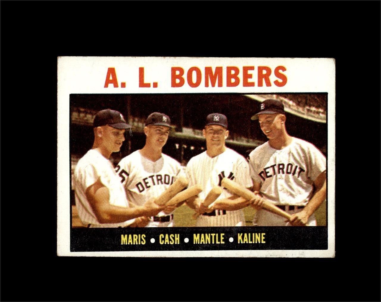 1964 Topps #331 Mantle/Maris/Kaline EX to EX-MT+