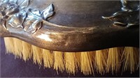 3" x 5" Vintage Victorian Figural Hair Brush.