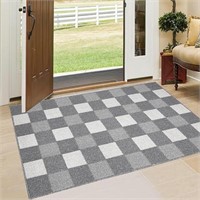 Non-Slip Indoor Doormat - Grey
