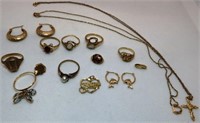 10K Gold Jewelry - Earrings, Rings & Necklaces