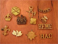 WWII English & Commonwealth badges and insignias