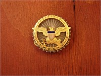 Scarce Pentagon Service Badge.