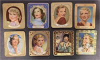 MOVIE STARS: 16 x GARBATY Tobacco Cards (1934)