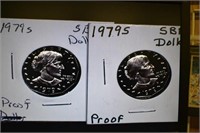 2 -1979 S. B. Anthony Proof Dollars