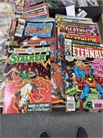 Box vintage comic books n more