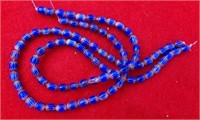 88 Chevron Style Glass Beads 3/8" long 1/4 W