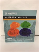 (6xbid)Magellan 4- Person Table Set