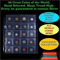 20 Great Coins of the World, hand selected, many t